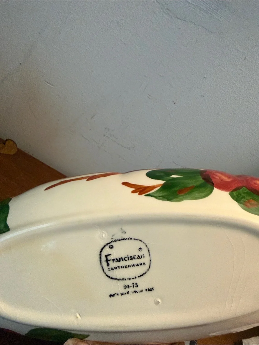 Vintage Franciscan 14” oval serving platter